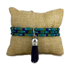Load image into Gallery viewer, Ocean Seed Bead and Tassel